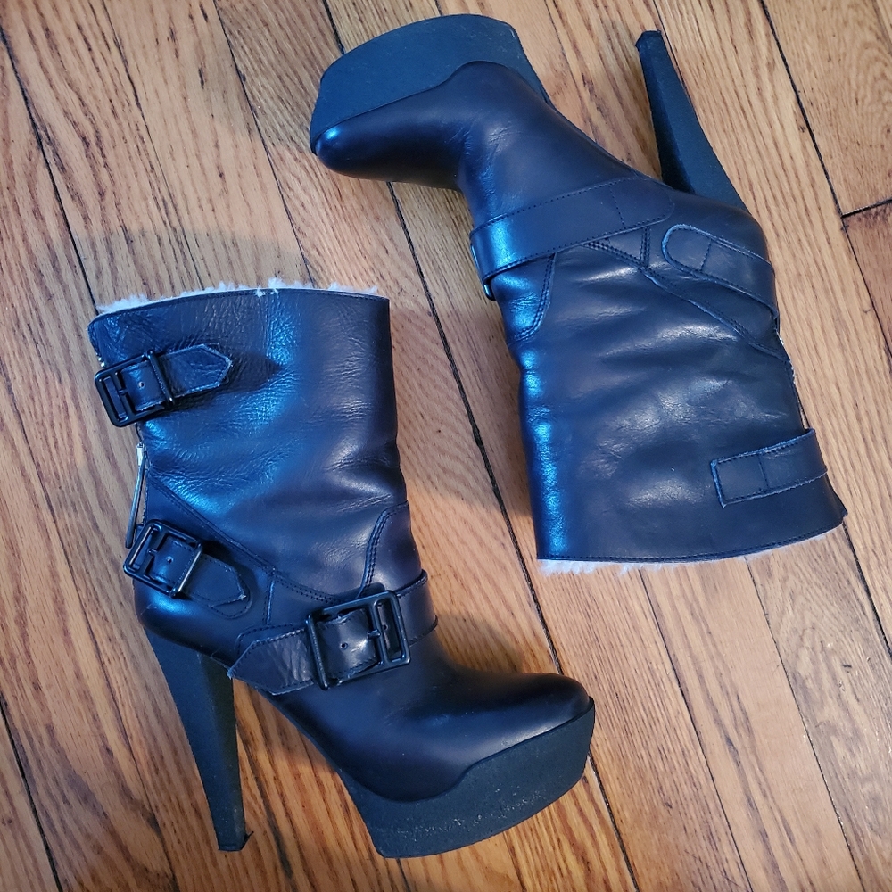 Burberry Ankle Platform Boots